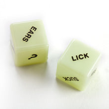 Load image into Gallery viewer, Glow In The Dark - Love Dice