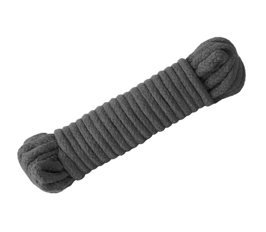 Cotton Bondage Rope - 20M Black - divasdenau