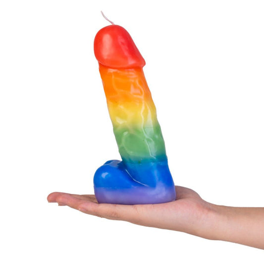 Rainbow Willy Candle - divasdenau