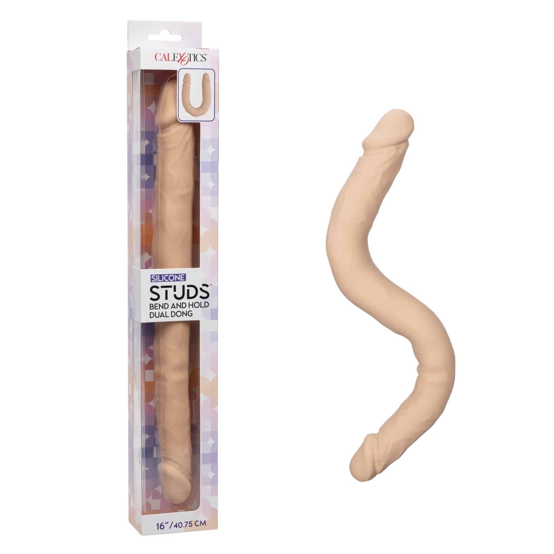 Silicone Studs® Bend and Hold Double Ended 16” - Ivory - divasdenau