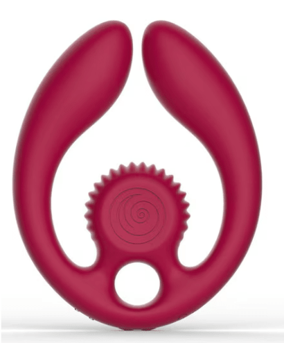 SVibe - Gizi - Duo Couples Stimulator - Burgundy - divasdenau