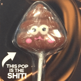 Shit Face - Jumbo Lollipop - divasdenau
