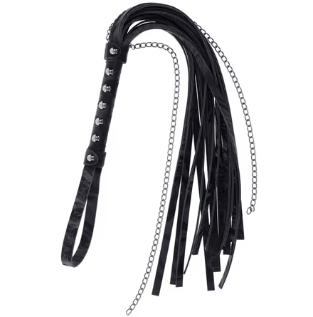 Sportsheets - Velvet Noir Chain Flogger - divasdenau