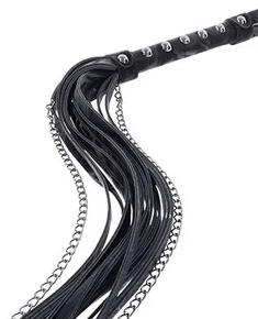 Sportsheets - Velvet Noir Chain Flogger - divasdenau