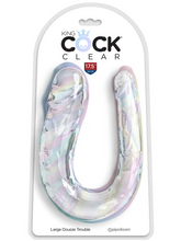 Load image into Gallery viewer, King Cock Double Trouble - Large - Clear