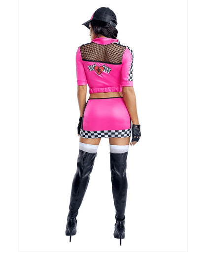 Racer Babe Costume - Pink - divasdenau