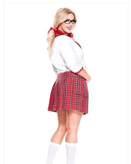 Music Legs - Curvaceous School Nerd Plus Size Costume