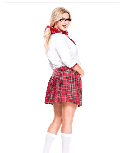 Music Legs - Curvaceous School Nerd Plus Size Costume