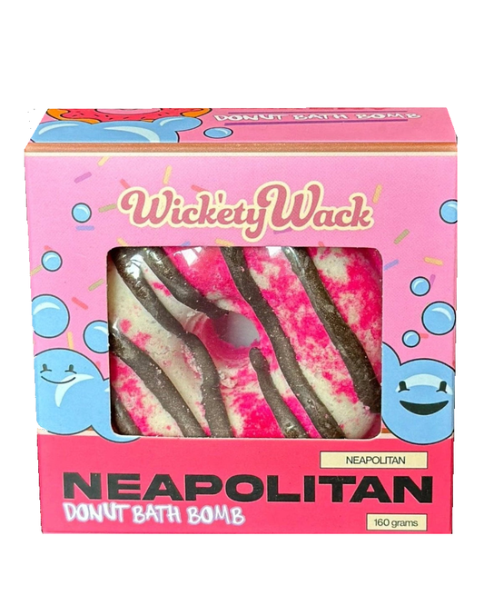 Wick’ety Wack - Neapolitan Donut Bath Bomb - divasdenau