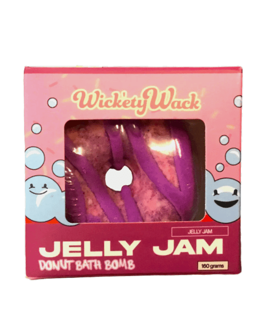 Wick’ety Wack - Jelly Jam Donut Bath Bomb - divasdenau
