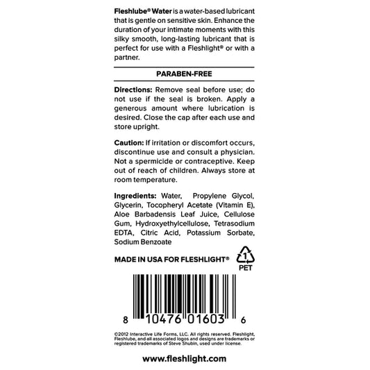 Fleshlube - Water 118mL - divasdenau