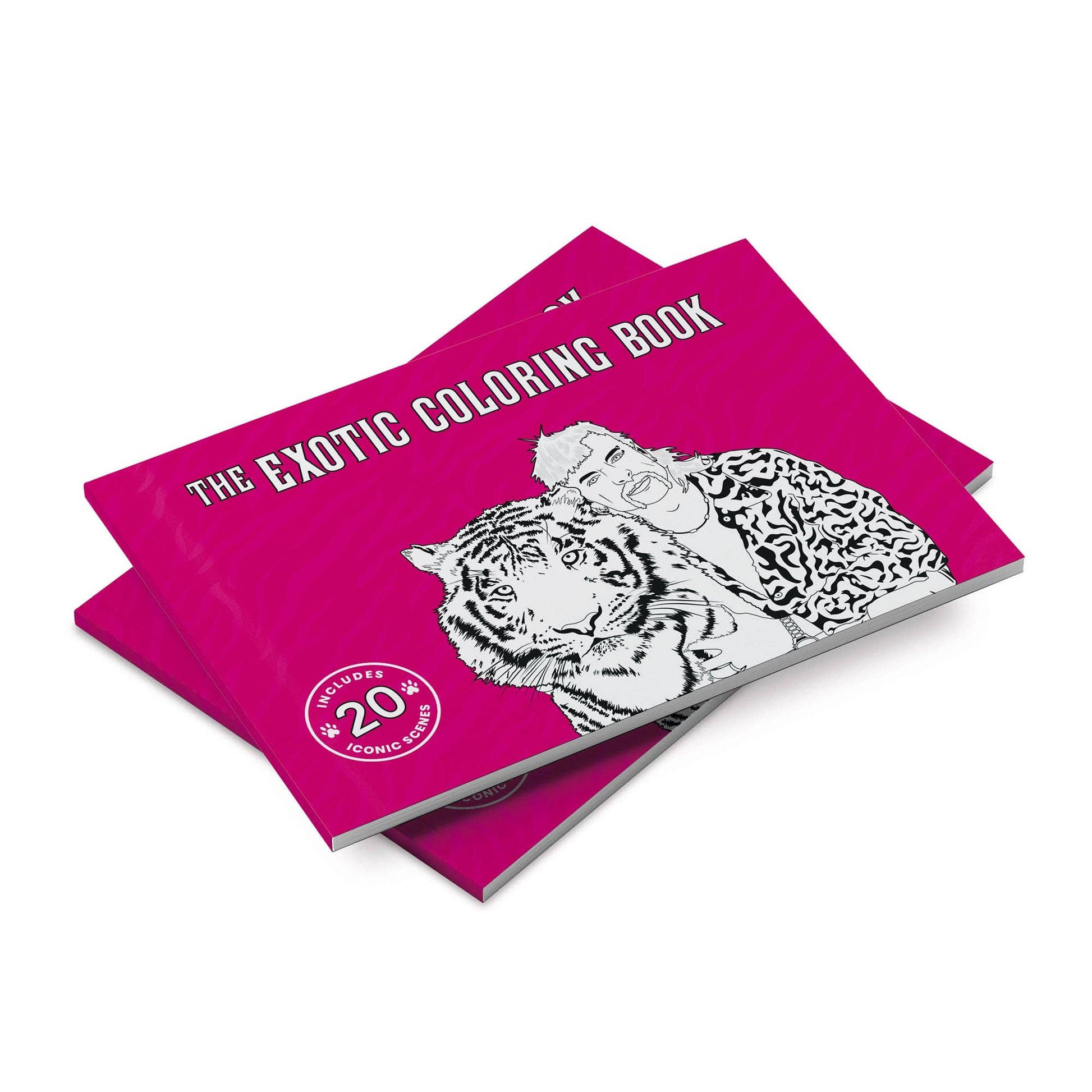 Bubblegum Stuff - Tiger King - The Exotic Colouring In Book - divasdenau