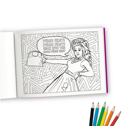 Bubblegum Stuff - Drag Queen Colouring In Book - divasdenau