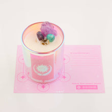 Load image into Gallery viewer, Wick’ety Wack - Manifestation Crystal Candle Collection: Worthy - Pink Sugar