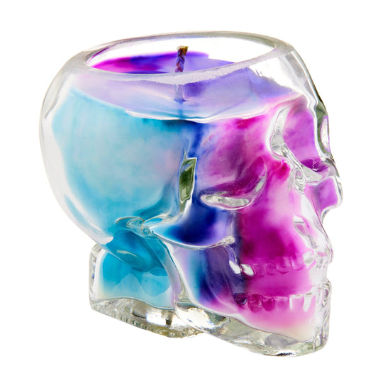 Wick’ety Wack - Death Proof Skull Candle: Champagne & Strawberries - divasdenau