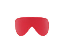 Load image into Gallery viewer, Berlin Baby - Faux Leather Blindfold with Faux Fur Lining - Red