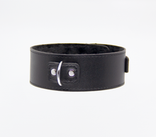 Load image into Gallery viewer, Love in Leather - Faux Leather Collar &amp; Lead with Fur Lining - Black