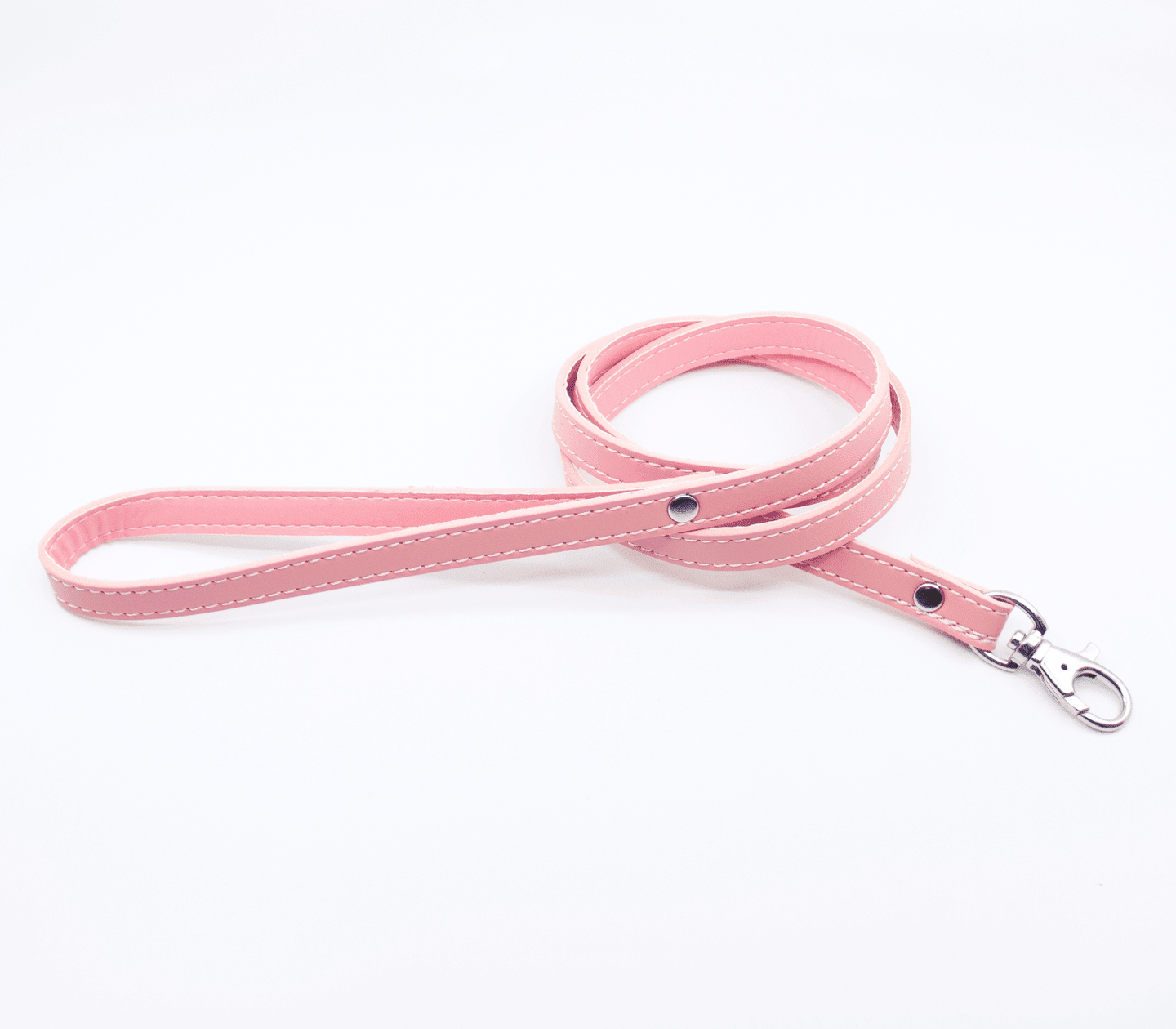 Berlin Baby - Faux Leather Collar & Lead with Fur Lining - Pink - divasdenau
