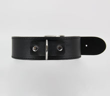 Load image into Gallery viewer, Berlin Baby - Unlined Faux Leather Collar &amp; Lead - Black