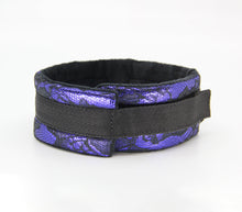 Load image into Gallery viewer, Berlin Baby - Satin Collar &amp; Lead With Lace Overlay - Purple