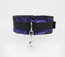 Load image into Gallery viewer, Berlin Baby - Satin Collar &amp; Lead With Lace Overlay - Purple