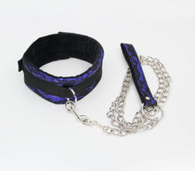 Load image into Gallery viewer, Berlin Baby - Satin Collar &amp; Lead With Lace Overlay - Purple