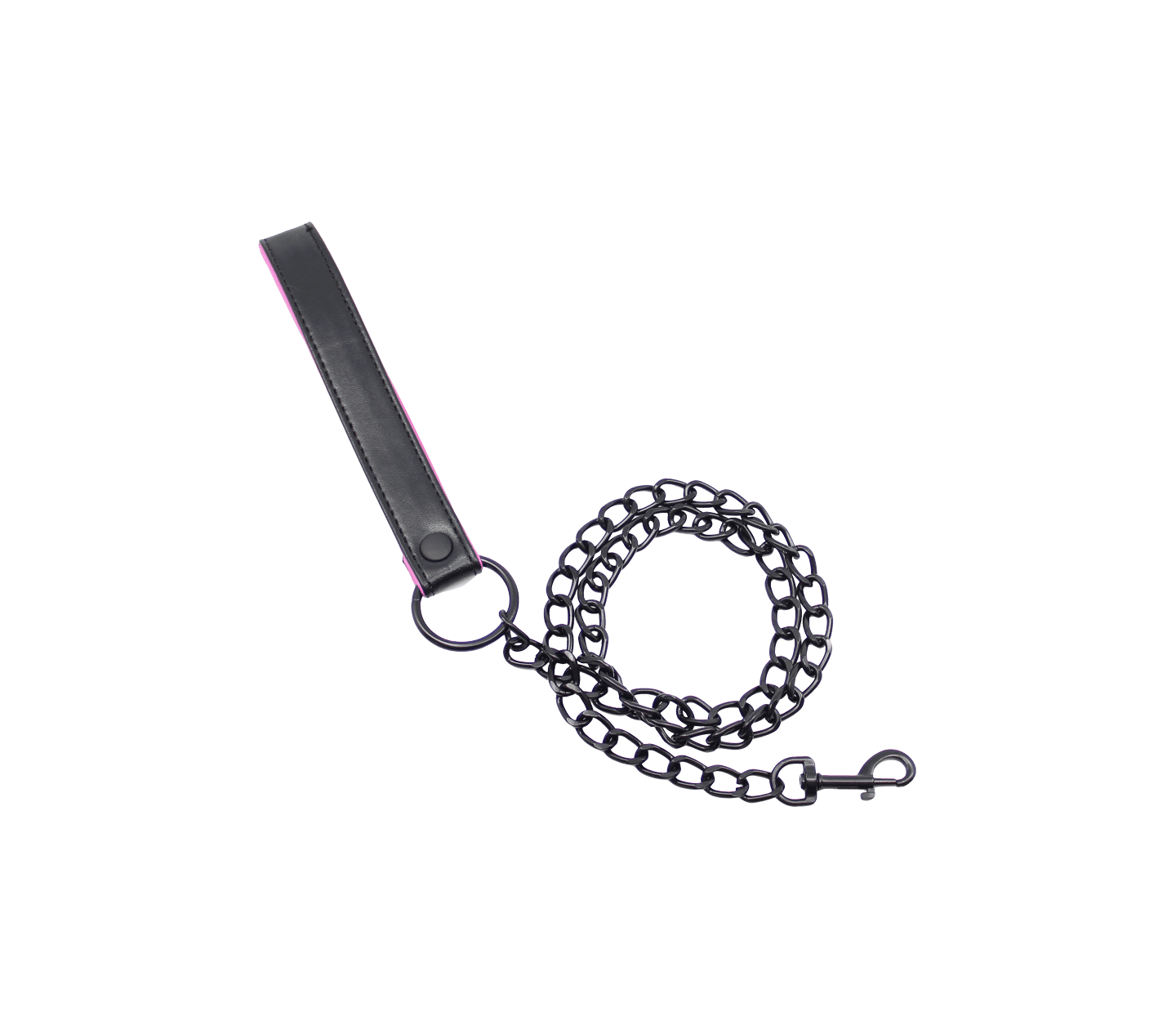 Berlin Baby - Padded Collar And Lead - Black And Pink - divasdenau