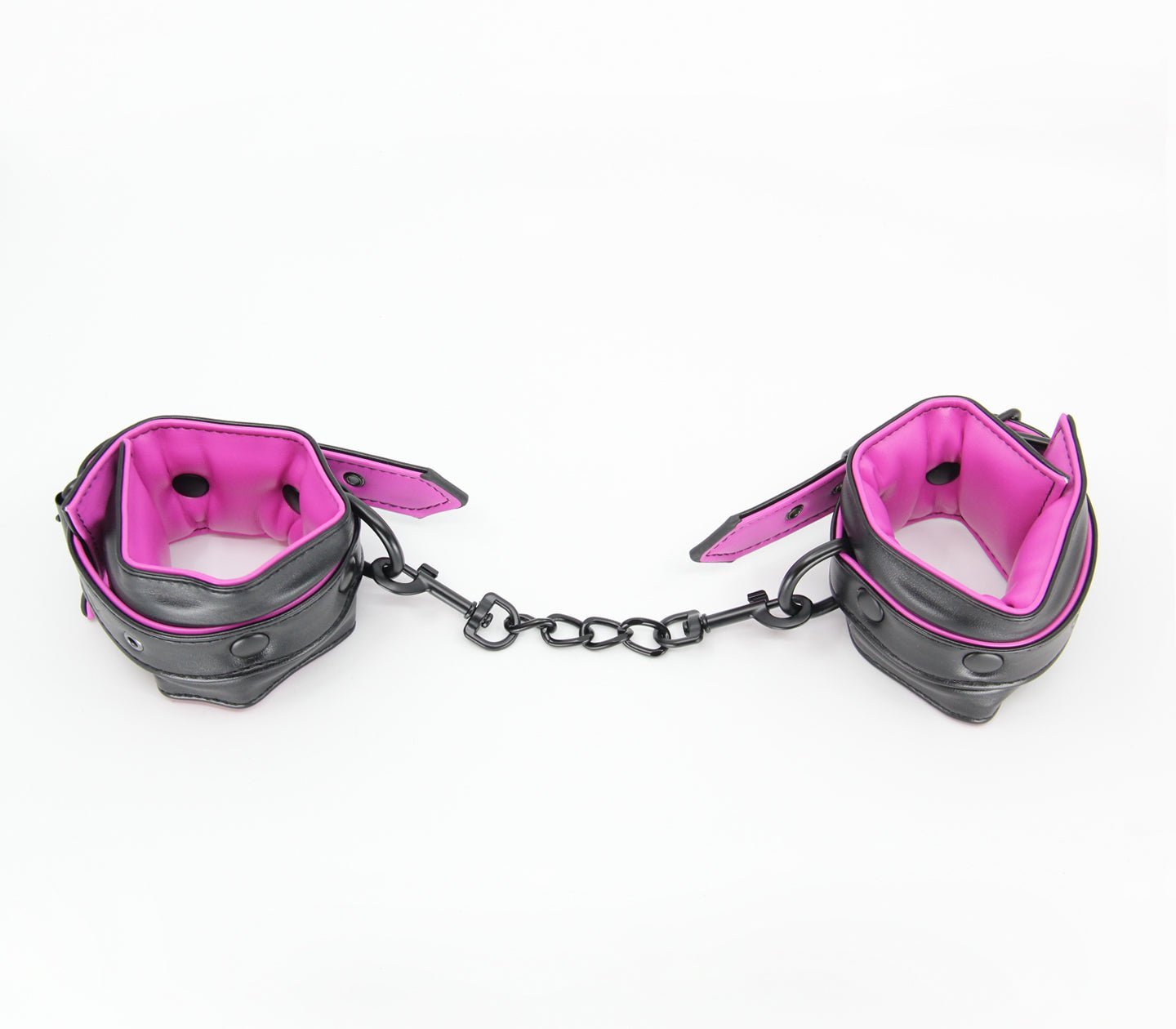 Berlin Baby - Padded Cuffs - Black And Pink - divasdenau