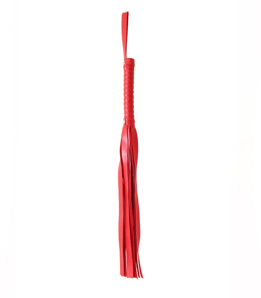 Berlin Baby - PU Leather Whip with Wrist Strap - Red - divasdenau