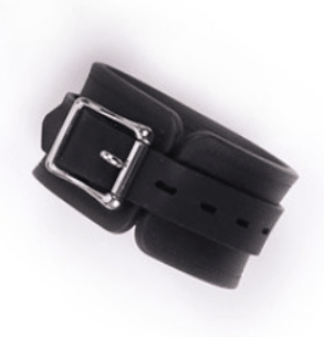 Silicone Restraint Cuffs with Chain Red/Pink/Black - divasdenau
