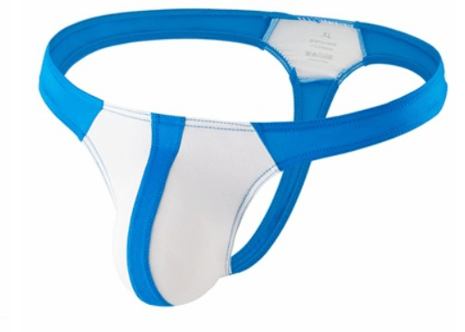 Men’s Color-Block Thong - Blue - divasdenau