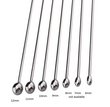 Load image into Gallery viewer, Cum Thru Penis Plug - Urethral Sounding Plug Metal