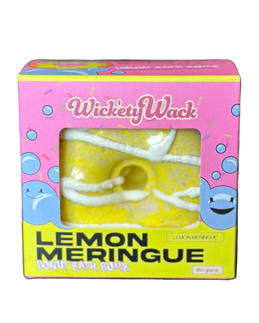 Wick’ety Wack - Lemon Meringue Donut Bath Bomb - divasdenau