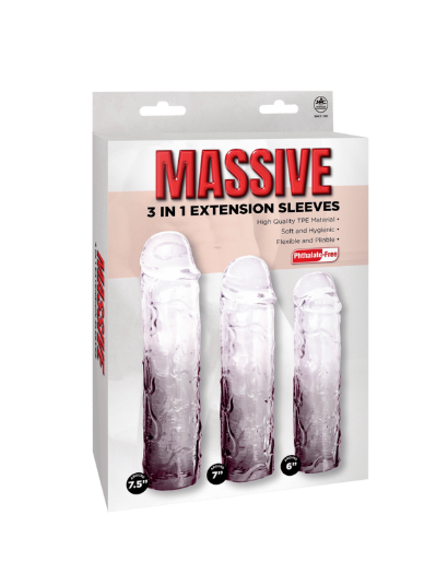 3 In 1 Extension Sleeve - Smoke