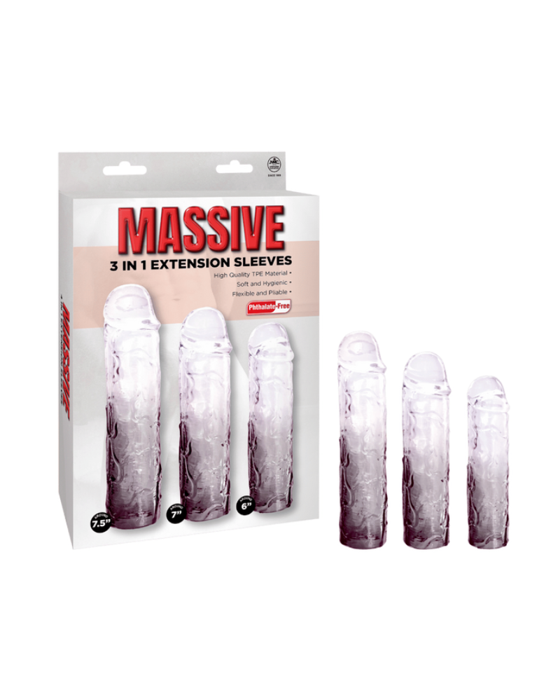 3 In 1 Extension Sleeve - Smoke