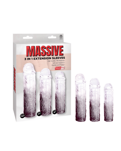 3 In 1 Extension Sleeve - Smoke
