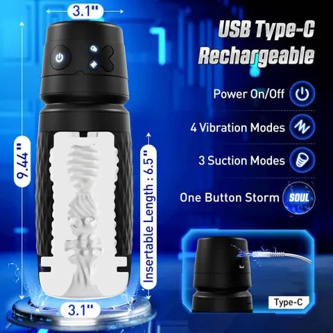 CyberSkin Warrior Automatic Masturbator - divasdenau