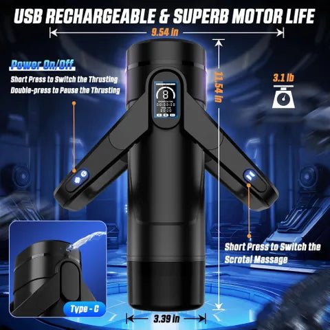 CyberSkin - The Wing - Thrusting Auto Masturbator - divasdenau