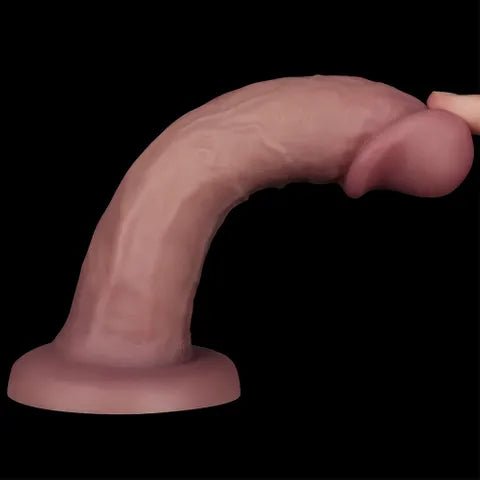 Dual Density Power Cock - 8" Flesh - divasdenau