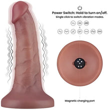Load image into Gallery viewer, Dual Density Power Cock - 6" Flesh