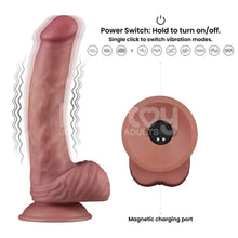 Load image into Gallery viewer, Dual Density Power Cock - 9" Flesh