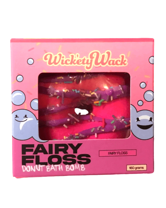 Wick’ety Wack - Fairy Floss Donut Bath Bomb - divasdenau