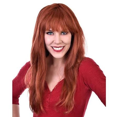 Tomfoolery - Auburn Long Straight Wig with Bangs