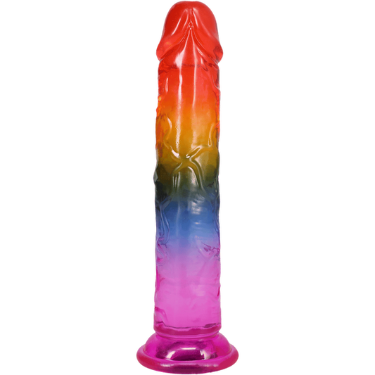 Doc Johnson - Crystal Jellies - Rainbow 7.5" - divasdenau