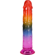 Load image into Gallery viewer, Doc Johnson - Crystal Jellies - Rainbow 7.5"