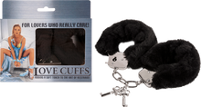 Load image into Gallery viewer, Love Cuffs - Metals Cuffs With Faux Fur Covers - Black