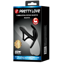 Load image into Gallery viewer, Pretty Love - Vibrating Penis Sleeve Matty