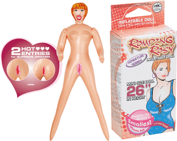 Romping Rosy - 26" Mini Size - Inflatable Love Doll - divasdenau