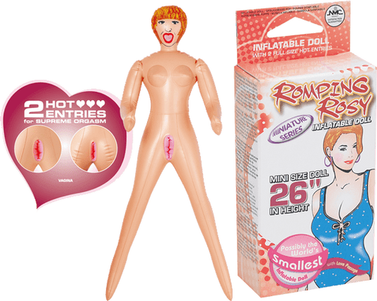 Romping Rosy - 26" Mini Size - Inflatable Love Doll - divasdenau