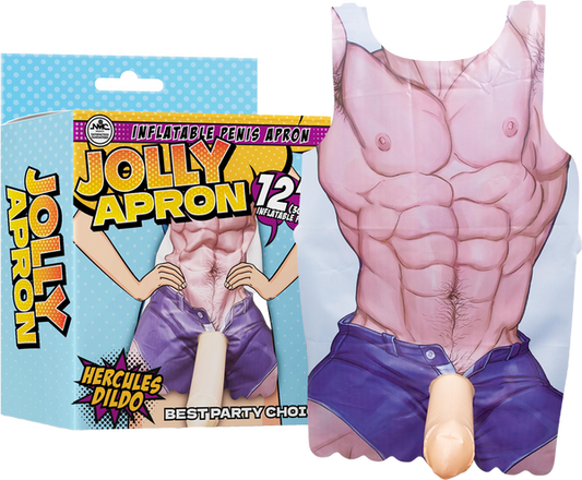 Jolly Apron - Inflatable Penis 12" - divasdenau